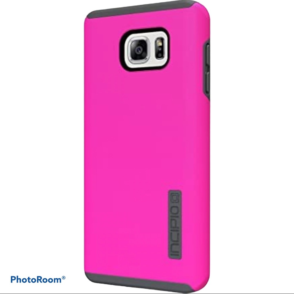 NEW! Two Piece DualPro Case Samsung Galaxy Note5 Pink Gray Impact Resistant